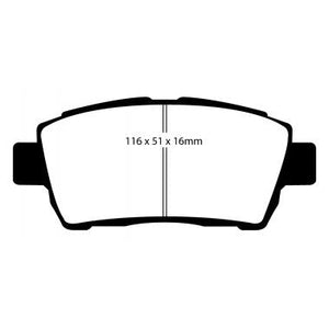 PBS ProRace Performance Brake Pads (FRONT) - Toyota MR2 W30/MK3