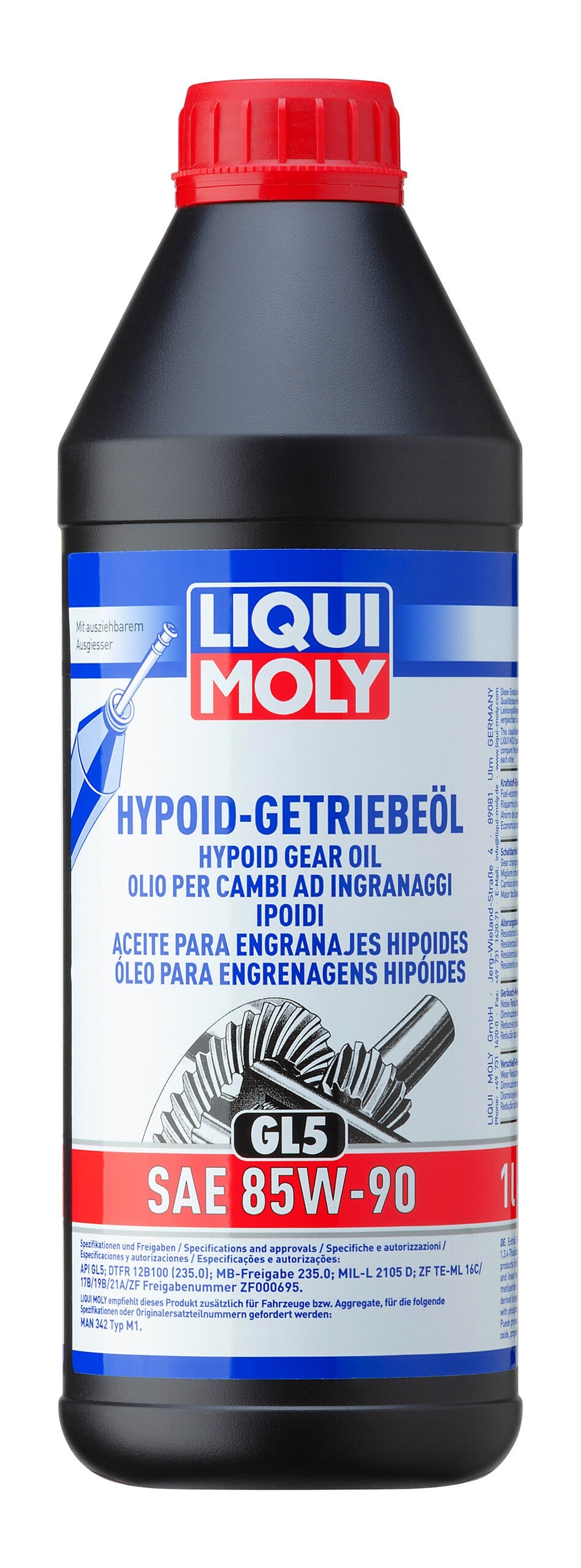 LIQUI MOLY Hypoid Gear Oil (GL5) SAE 85W-90