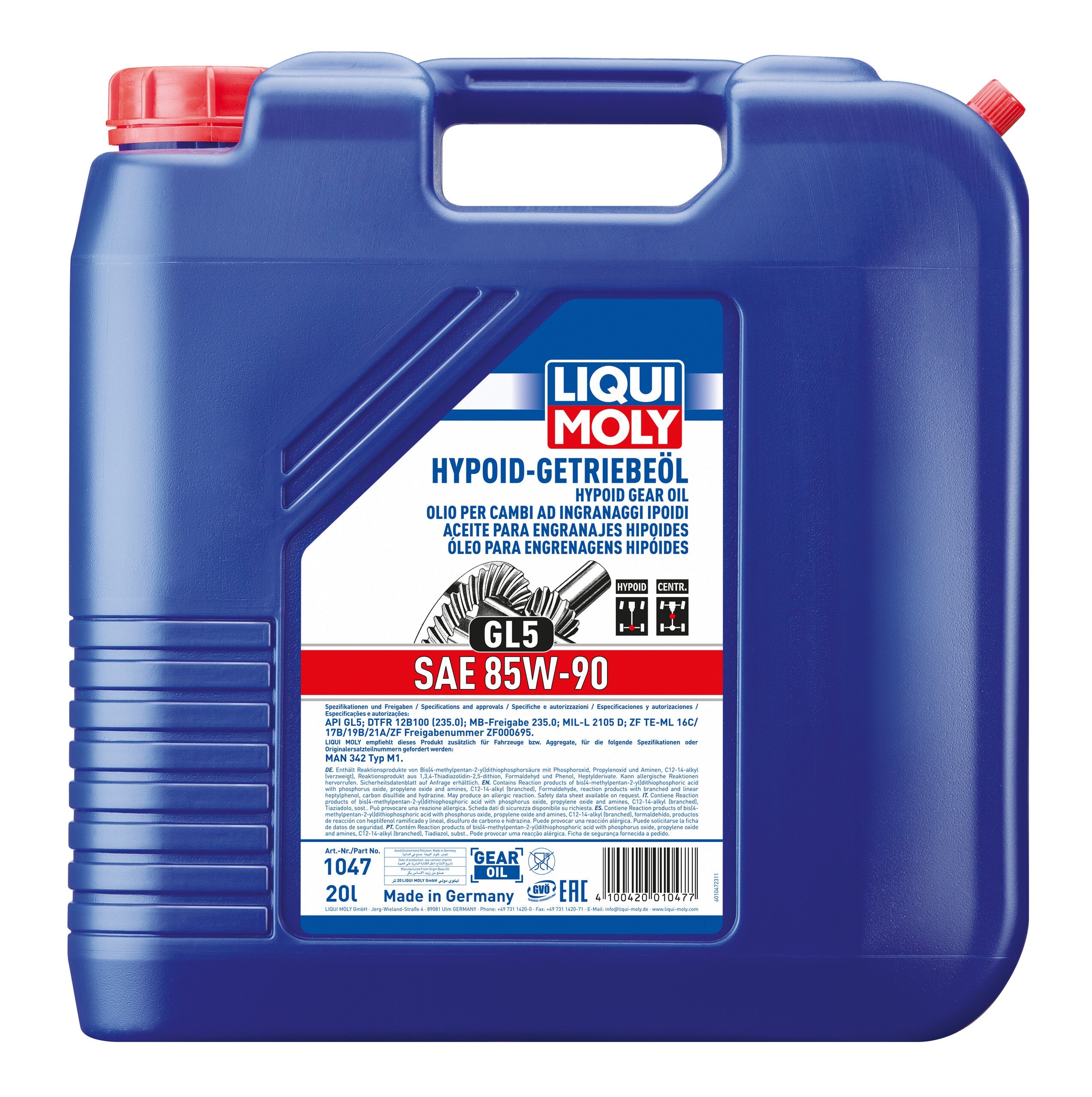 LIQUI MOLY Hypoid Gear Oil (GL5) SAE 85W-90