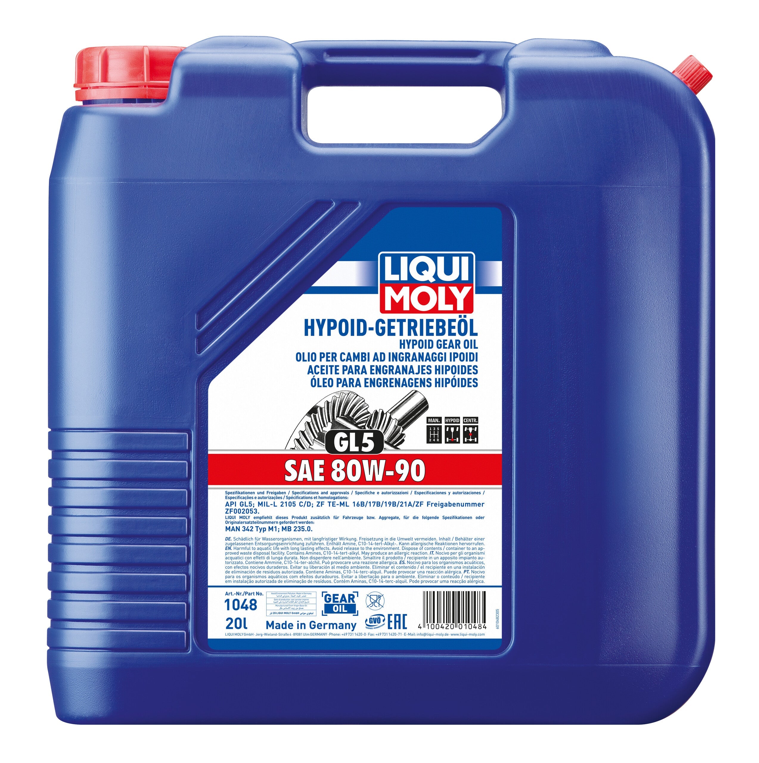 LIQUI MOLY Hypoid Gear Oil (GL5) SAE 80W-90