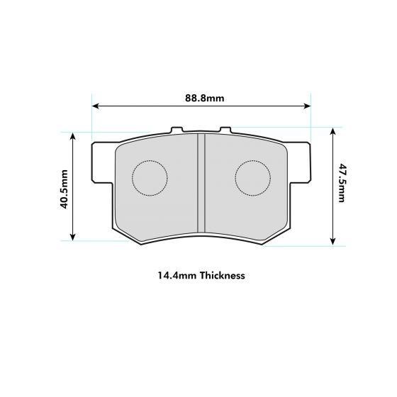 PBS Protrack Performance Brake Pads