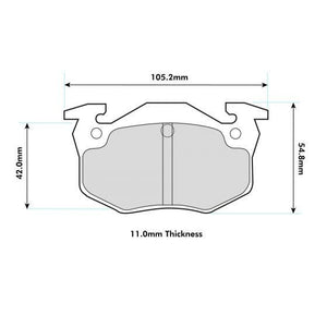 PBS Protrack Performance Brake Pads