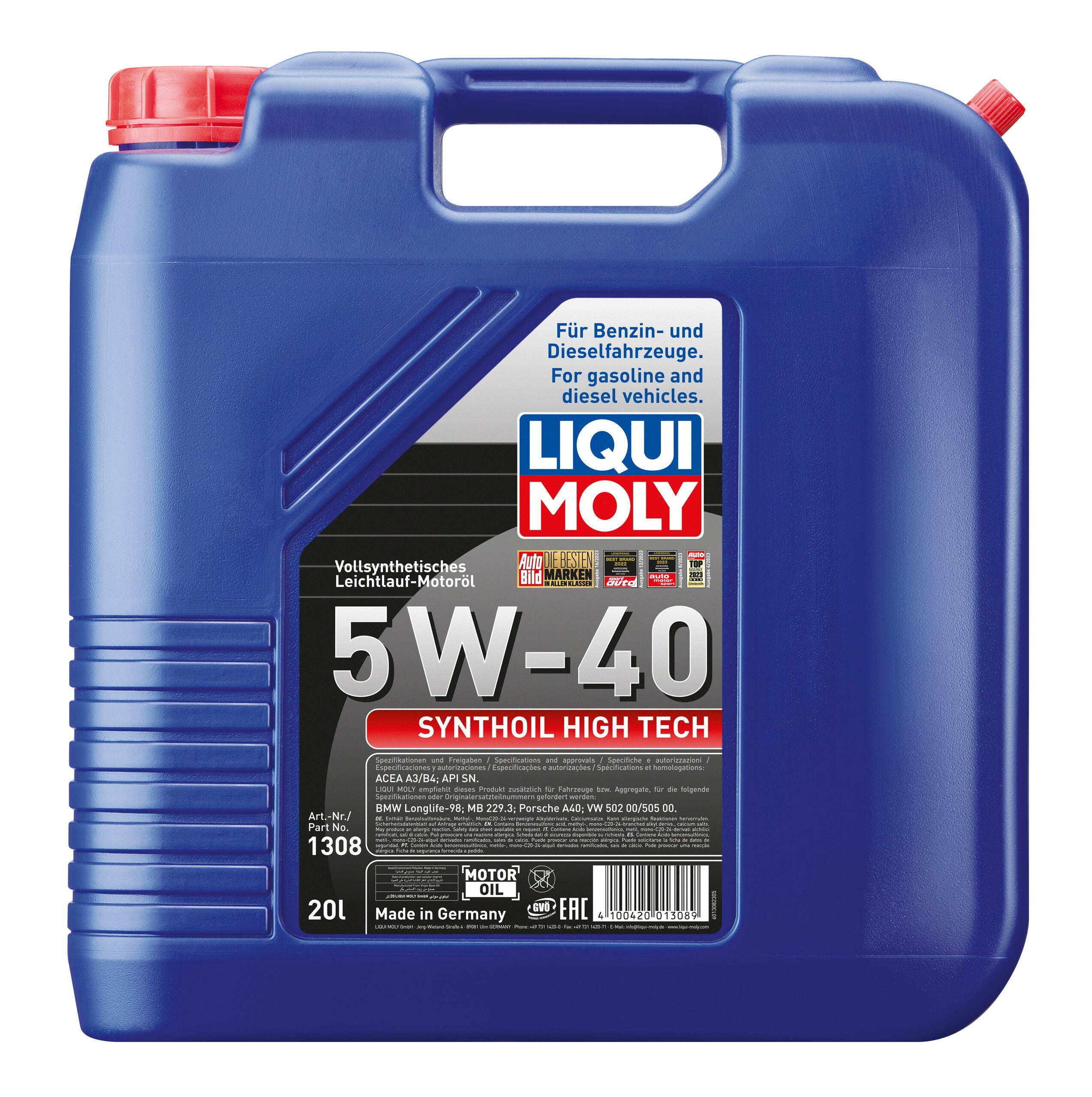 LIQUI MOLY Synthoil High Tech 5W40 Engine Oil