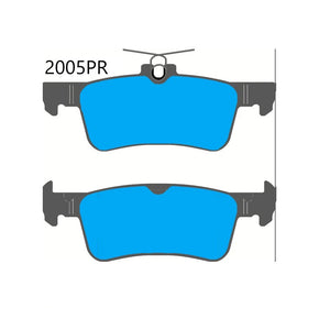 PBS ProRace Performance Brake Pads (REAR) - Ford Fiesta ST MK8