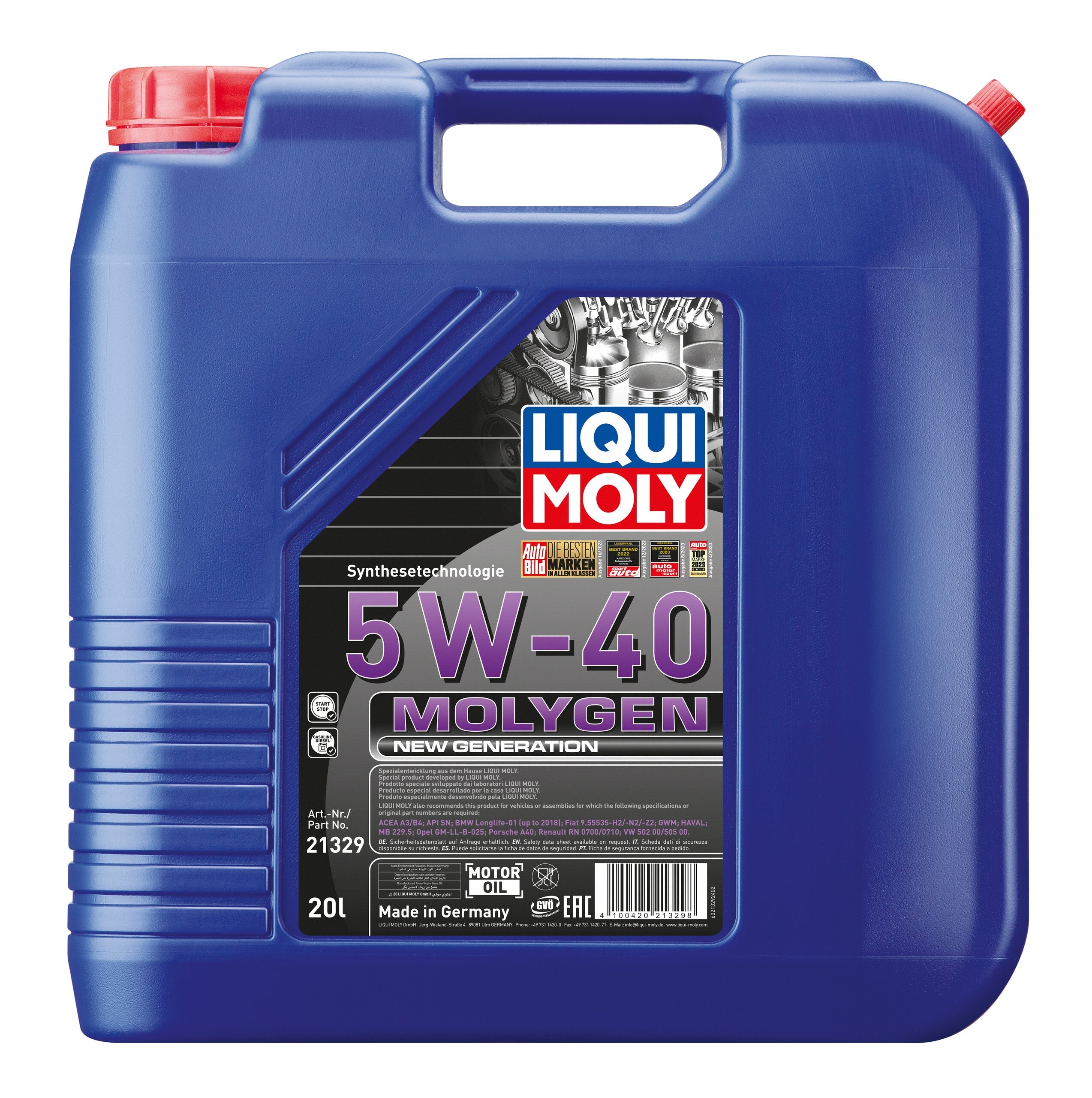 LIQUI MOLY Molygen New Generation 5W40 Engine Oil