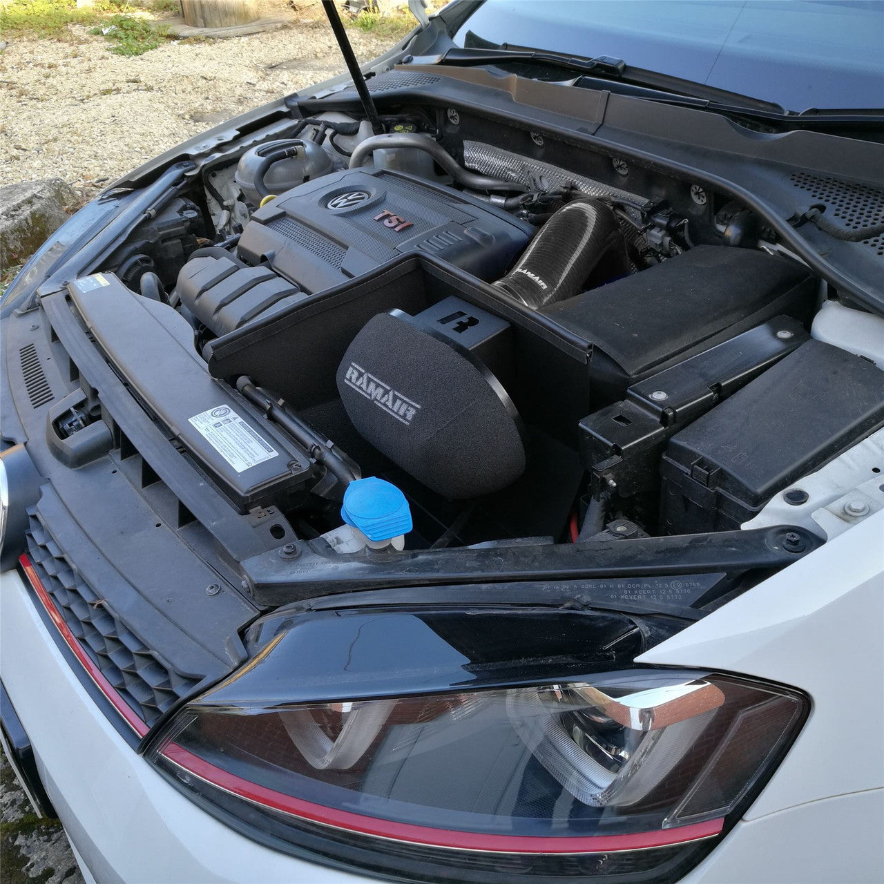 RamAir Performance Intake Kit with Turbo Elbow & Black Intake Hose -  Audi S3 8V/TTS 8S, SEAT Leon Cupra 5F, VW Golf GTI/R MK7