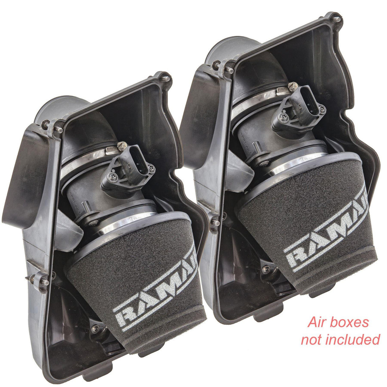 RamAir 2x OE Replacement Foam Air Filters & WD Clamps - Audi S6 Quattro C6