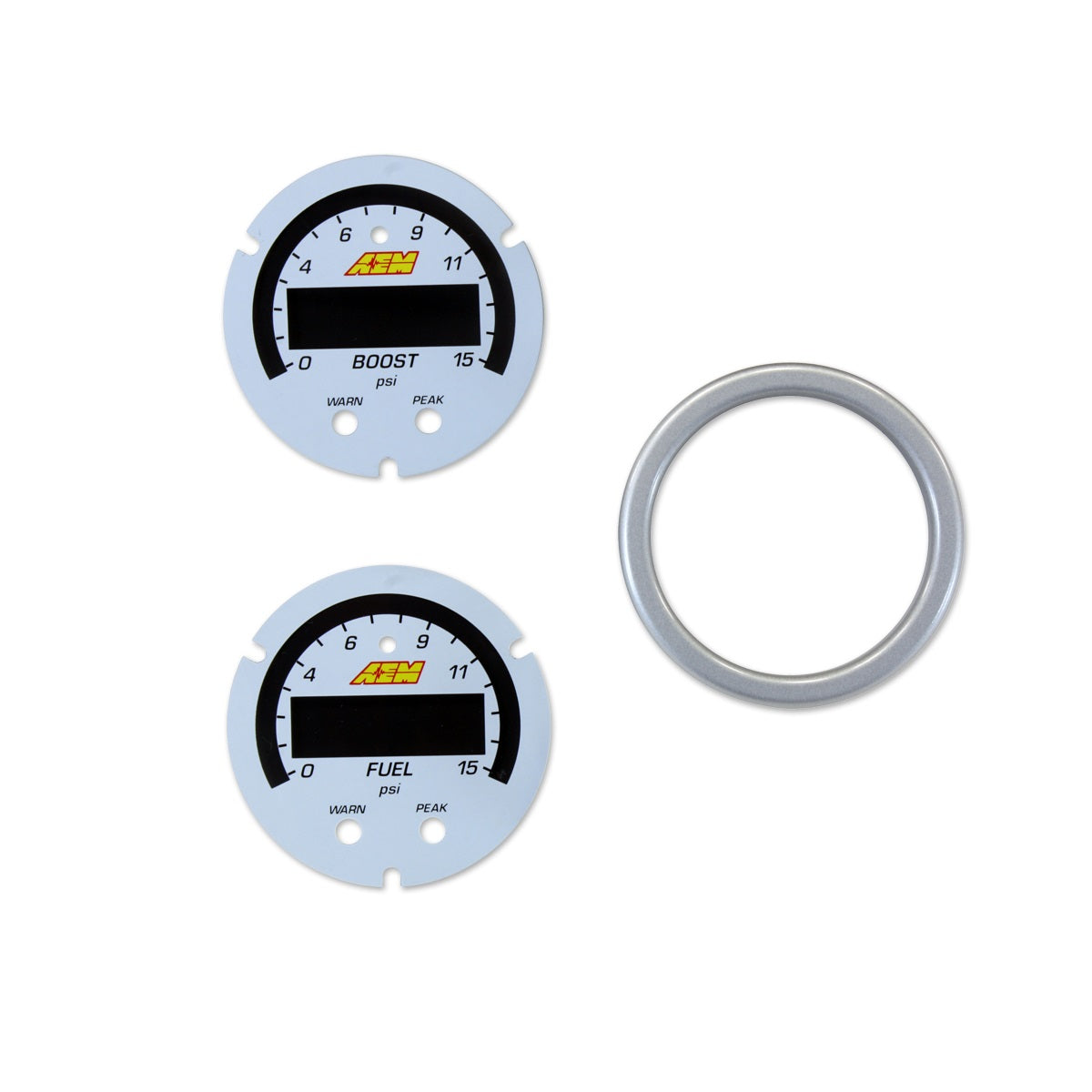 AEM X-Series Boost/Turbo/Fuel Pressure 52mm Electrical Digital Gauge Faces (P/N: 30-0302-ACC)