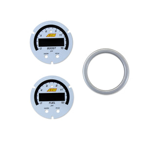 AEM X-Series Boost/Turbo/Fuel Pressure 52mm Electrical Digital Gauge Faces (P/N: 30-0302-ACC)