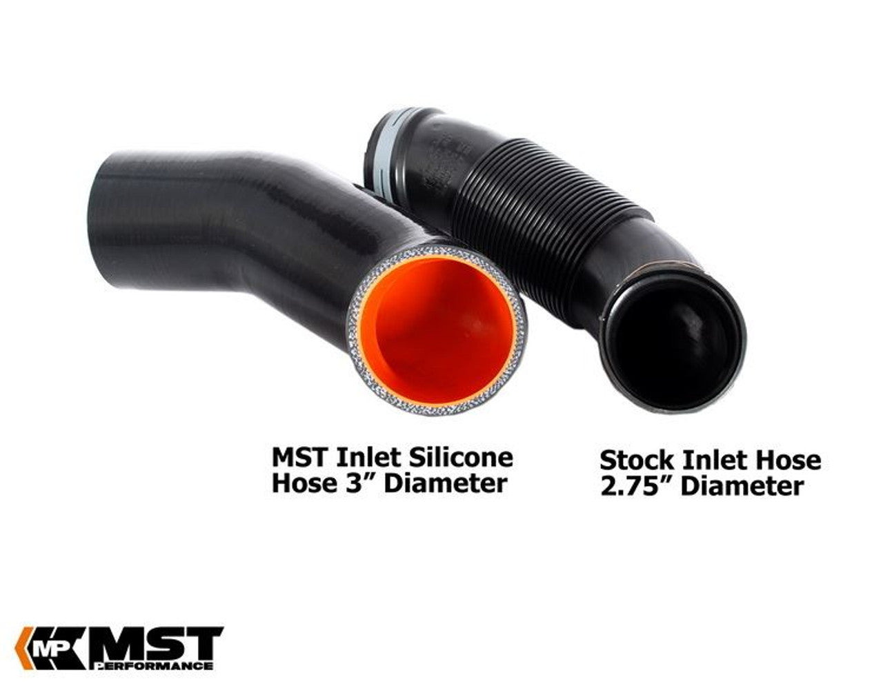 MST Performance Air Intake Hose & Oversize Turbo Inlet Elbow - Audi S3 8V-TTS 8S-SEAT Leon Cupra 5F-VW Golf GTI-R MK7