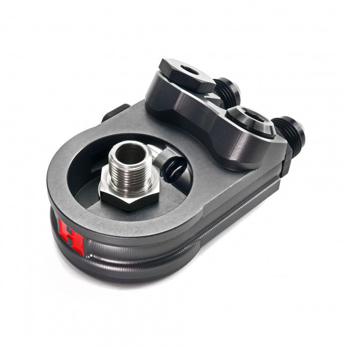 Hel Performance Thermostatic Oil Filter Sandwich Plate with Two 1/8th NPT Ports - Universal (CLEARANCE)