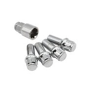 612 Premium Steel Locking Wheel Bolt Set (Chrome) Radius - M14x1.50