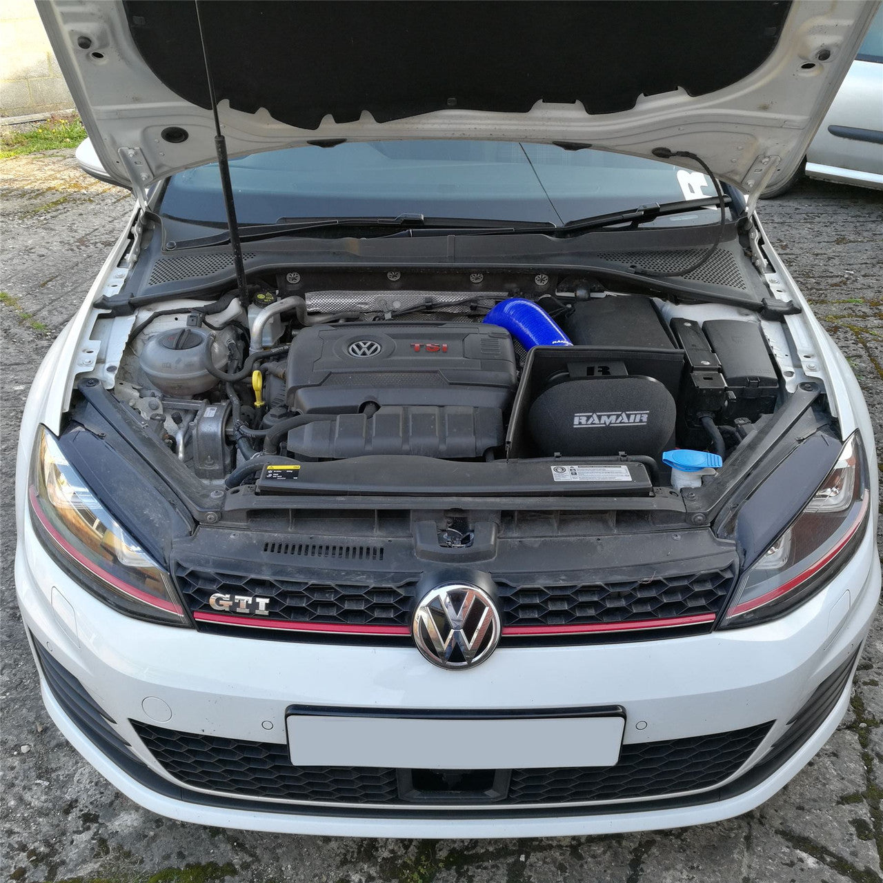 RamAir Performance Intake Kit with Turbo Elbow & Blue Intake Hose -  Audi S3 8V/TTS 8S, SEAT Leon Cupra 5F, VW Golf GTI/R MK7