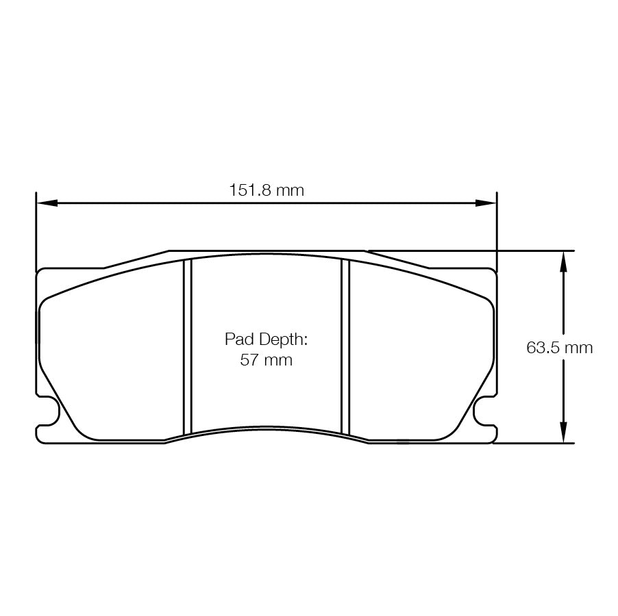 Pagid Racing RSL29 Brake Pads (S8007R29001)
