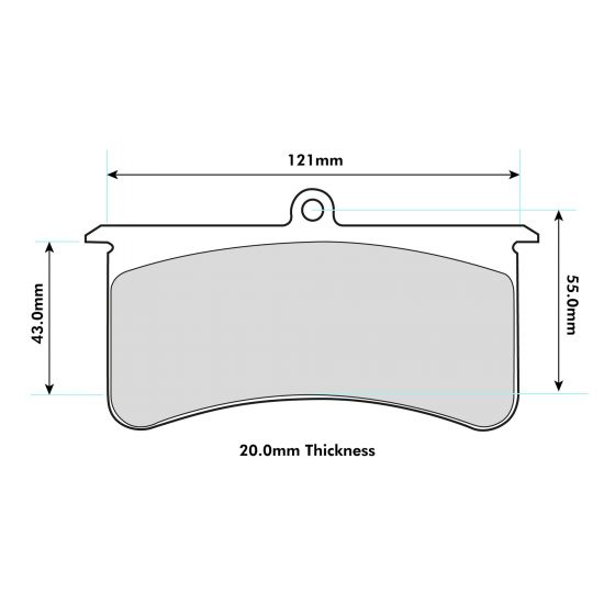 PBS ProRace Performance Big Brake Kit Brake Pads 8073PR - AP Racing CP4751 & Wilwood Superlite 4/6