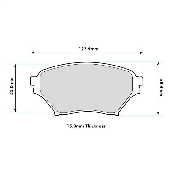 PBS Protrack Performance Brake Pads