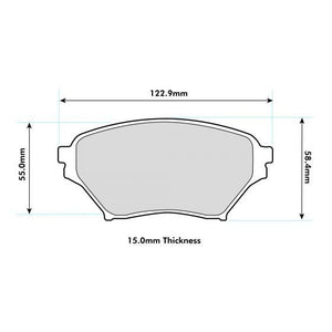 PBS Protrack Performance Brake Pads