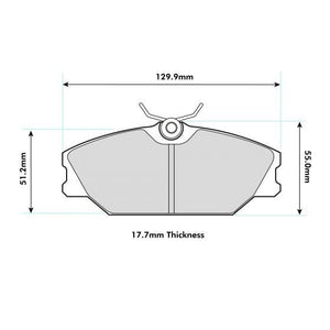 PBS Protrack Performance Brake Pads