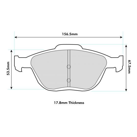 PBS Protrack Performance Brake Pads