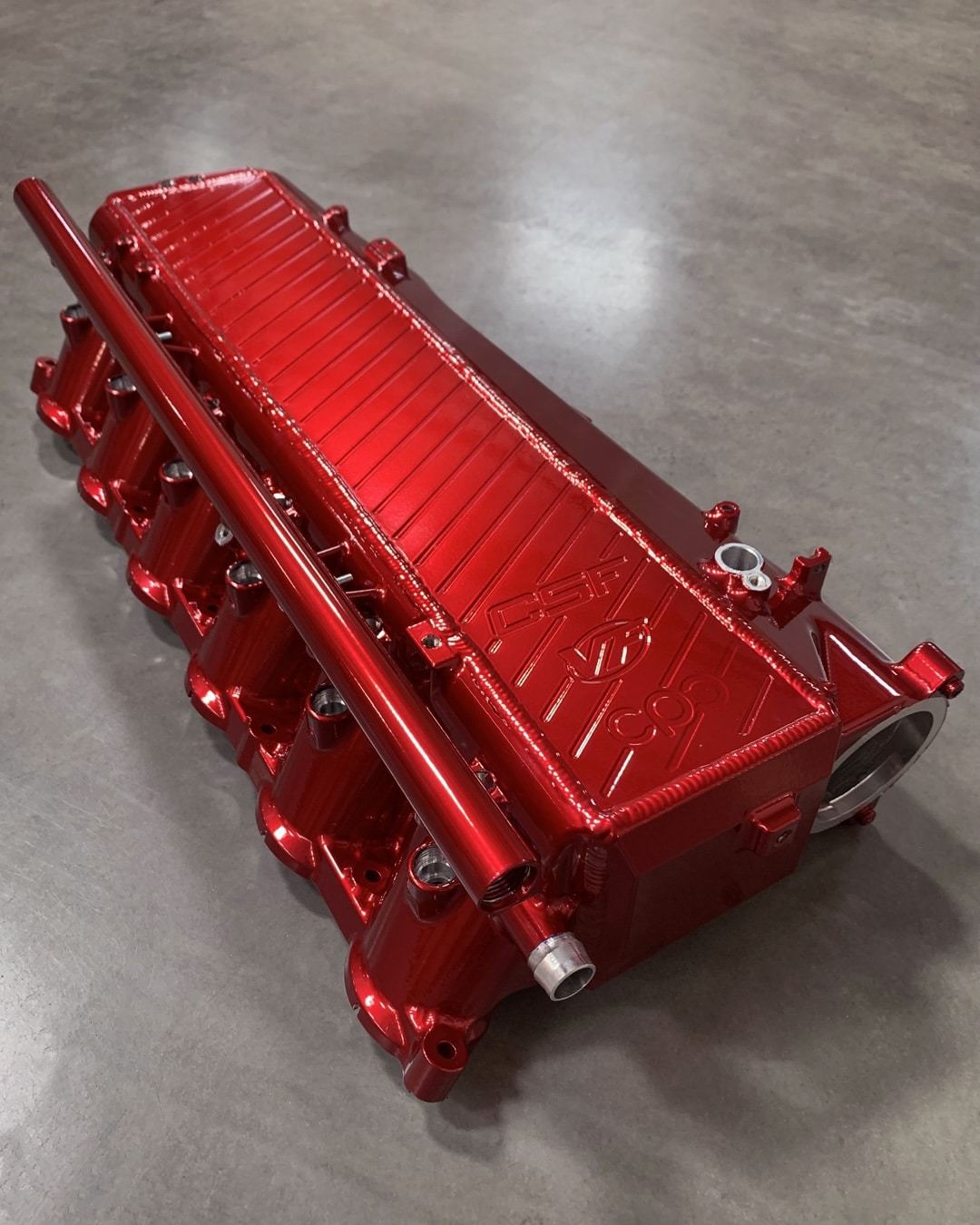 CSF A90 Supra Intake Manifold Intercooler - Custom One Stage Finish