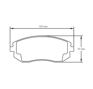 PBS ProTrack Performance Brake Pads (FRONT) - Toyota GT86 ZN6