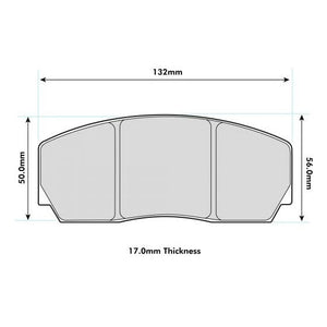 PBS ProComp Performance Big Brake Kit Brake Pads 8223PC - AP Racing/HiSpec Monster/K-Sport & YSR Calipers