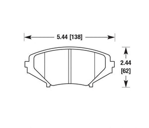 PBS ProRace Performance Brake Pads (FRONT) - Mazda RX-8 SE17
