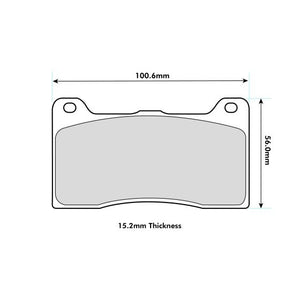 PBS ProRace Performance Big Brake Kit Brake Pads 8273PR - Wilwood Dynalite & Dynapro Calipers