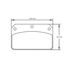 PBS ProRace Performance Big Brake Kit Brake Pads 8286PR - Alcon & Wilwood Dynalite Centre Pin Calipers