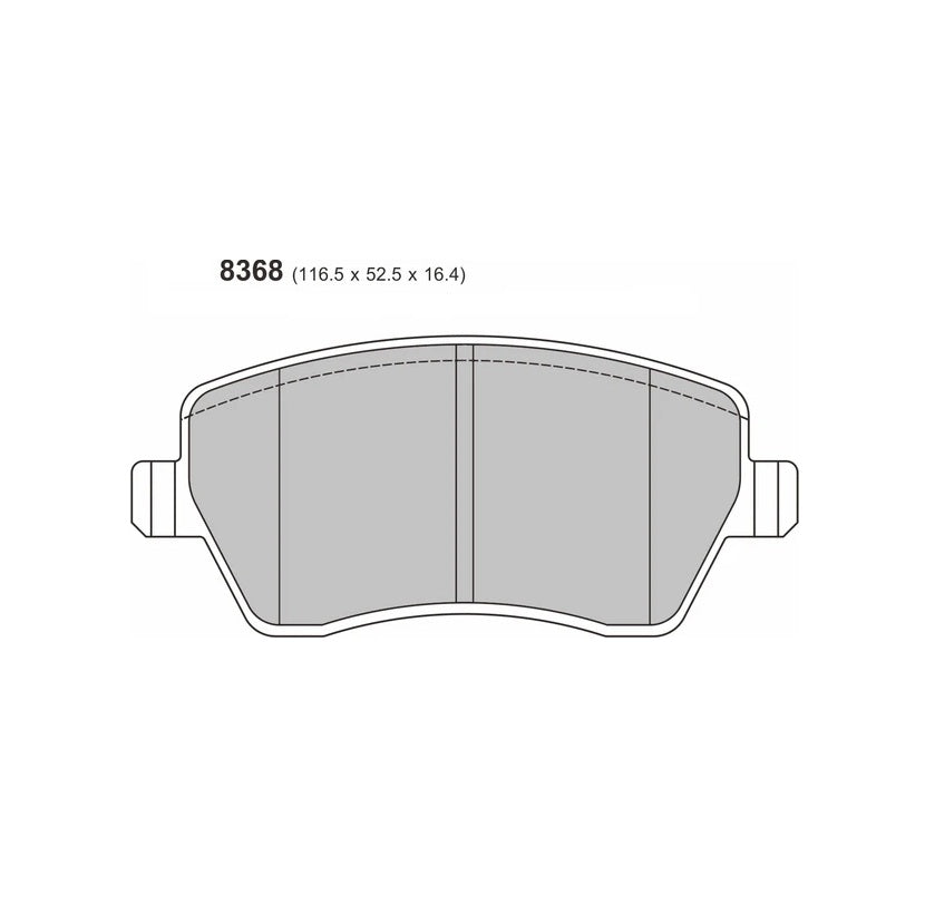 PBS ProComp Performance Brake Pads (FRONT) - Suzuki Swift Sport ZC31S