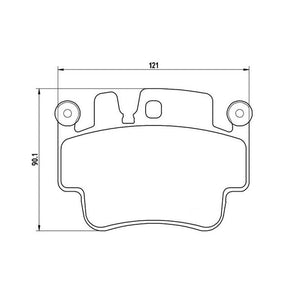 PBS ProRace Performance Brake Pads (FRONT) 8371PR - Porsche Boxster/Caymen 987