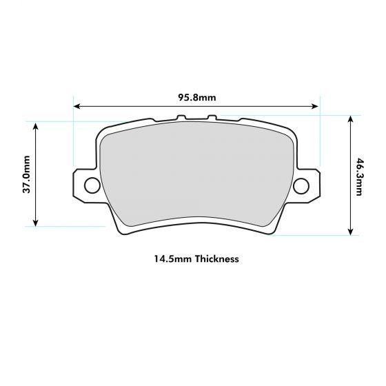 PBS Protrack Performance Brake Pads