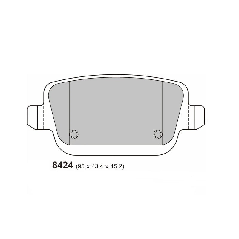 PBS ProTrack Performance Brake Pads (REAR) - Ford Focus RS MK2
