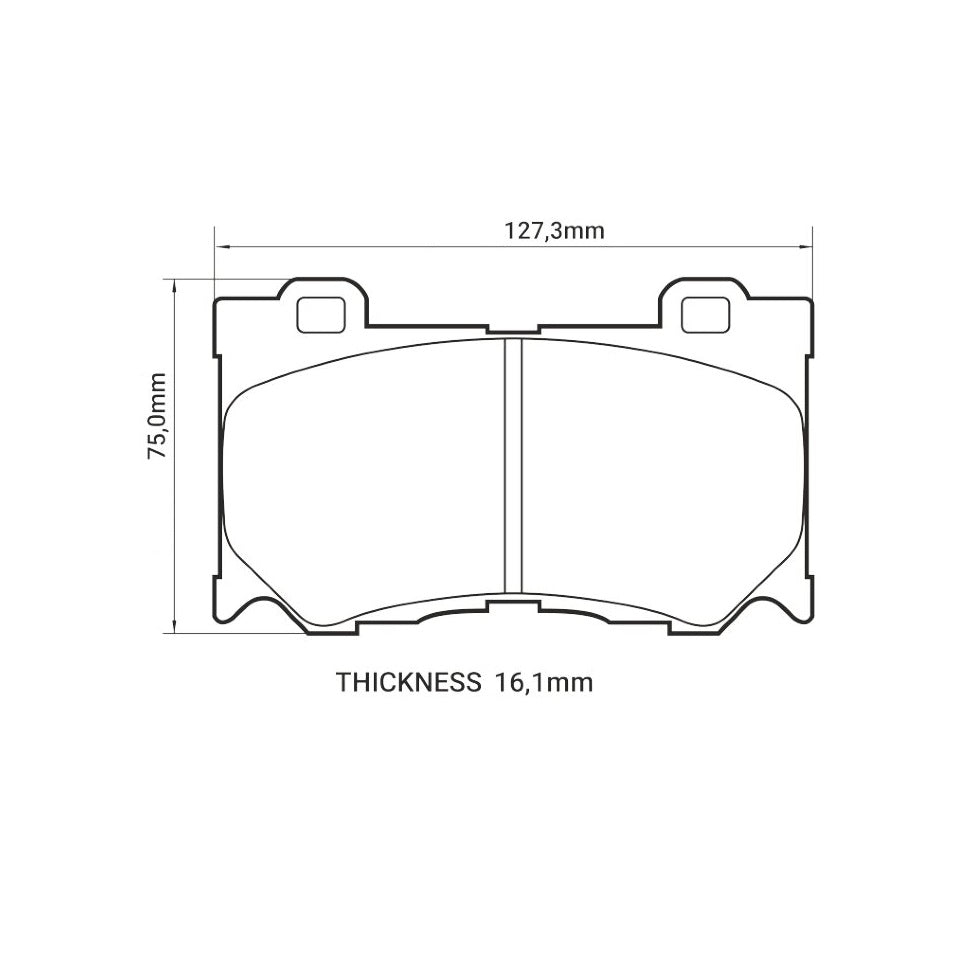 PBS ProRace Performance Brake Pads (FRONT) - Nissan 370Z Z34
