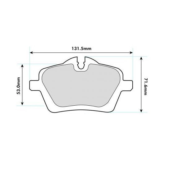 PBS ProTrack Performance Brake Pads (FRONT) - Mini John Cooper Works R53