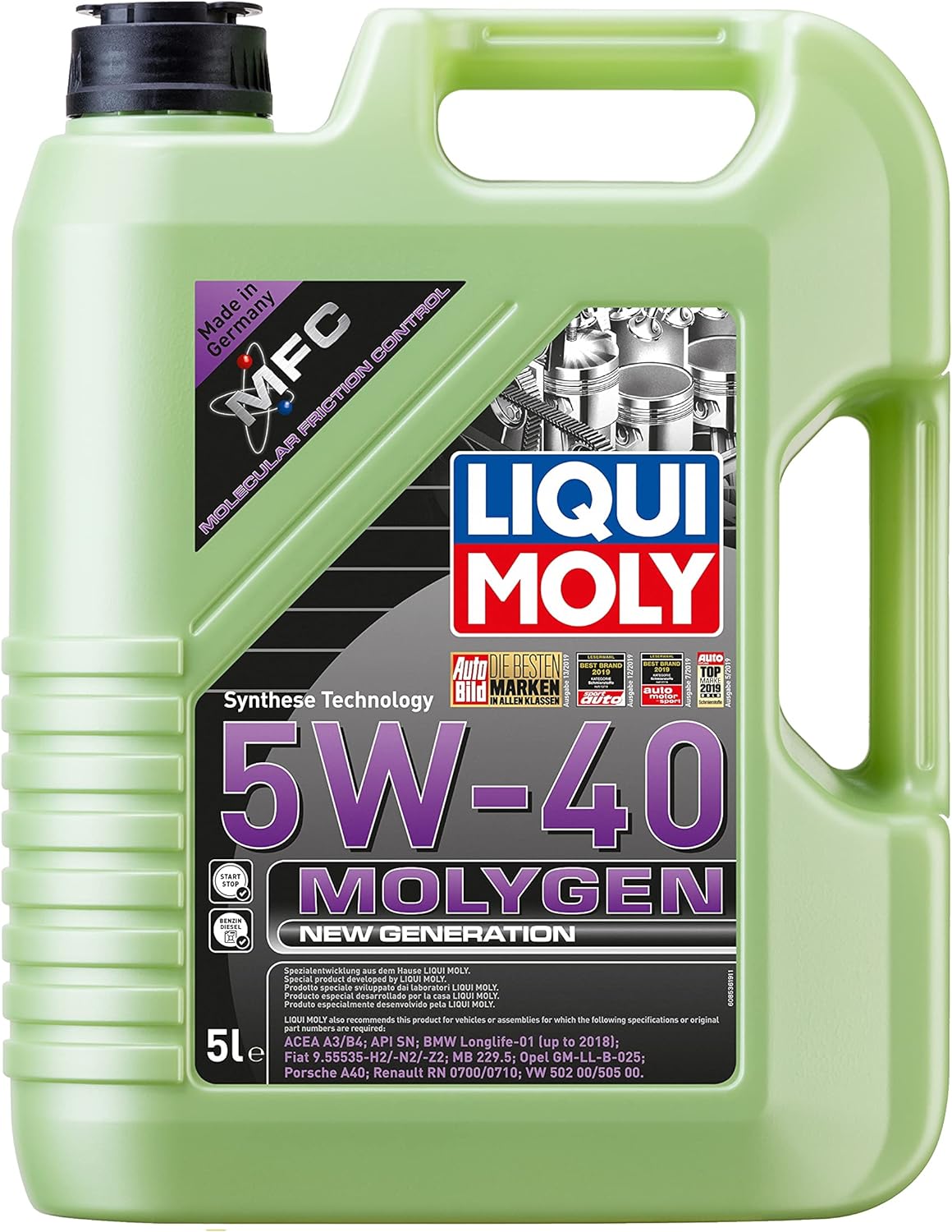 LIQUI MOLY Molygen New Generation 5W40 Engine Oil