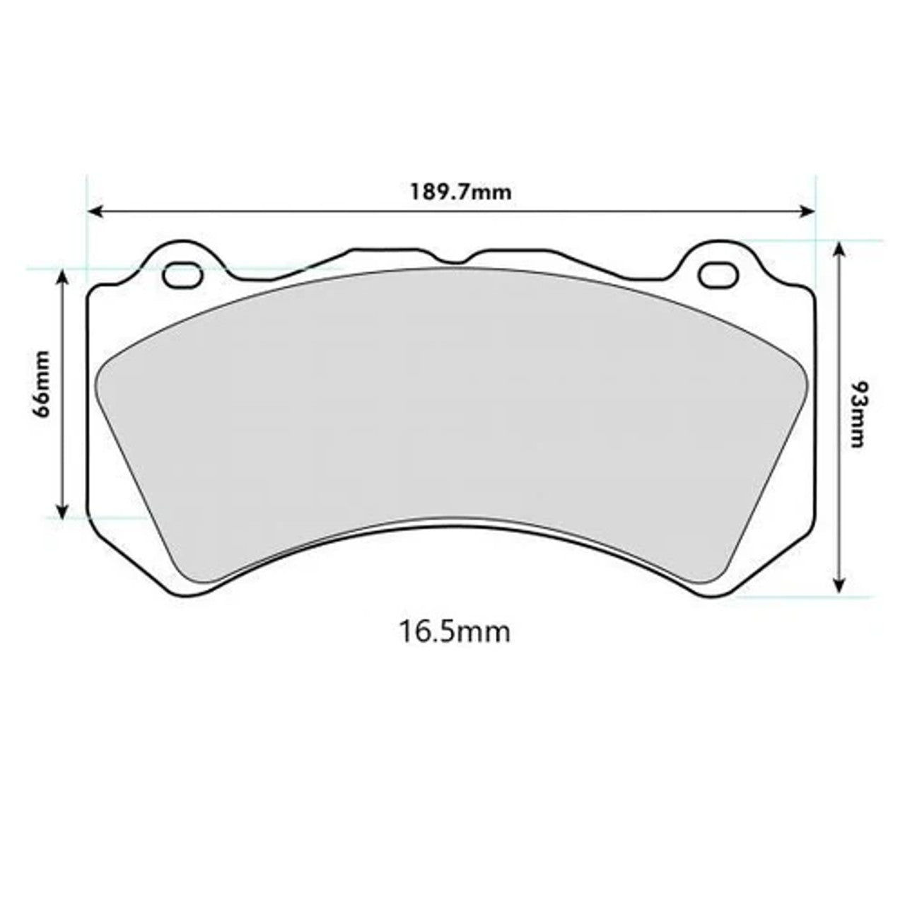PBS ProRace Performance Brake Pads (FRONT) - Mercedes C63 AMG C204/W204