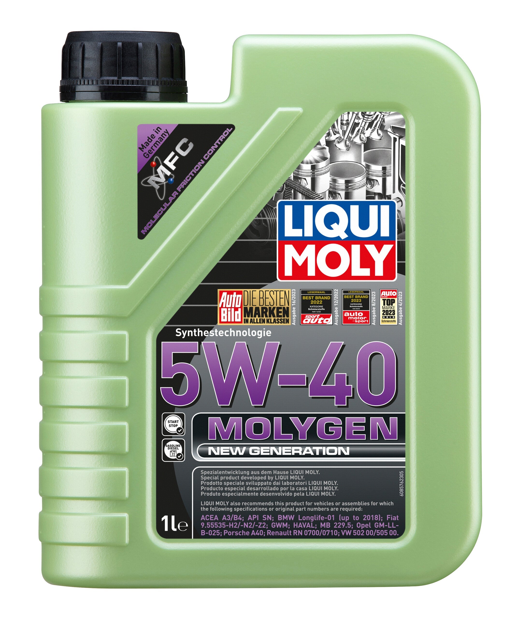 LIQUI MOLY Molygen New Generation 5W40 Engine Oil