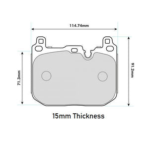 PBS ProRace Performance Brake Pads (FRONT) - Mini John Cooper Works F56