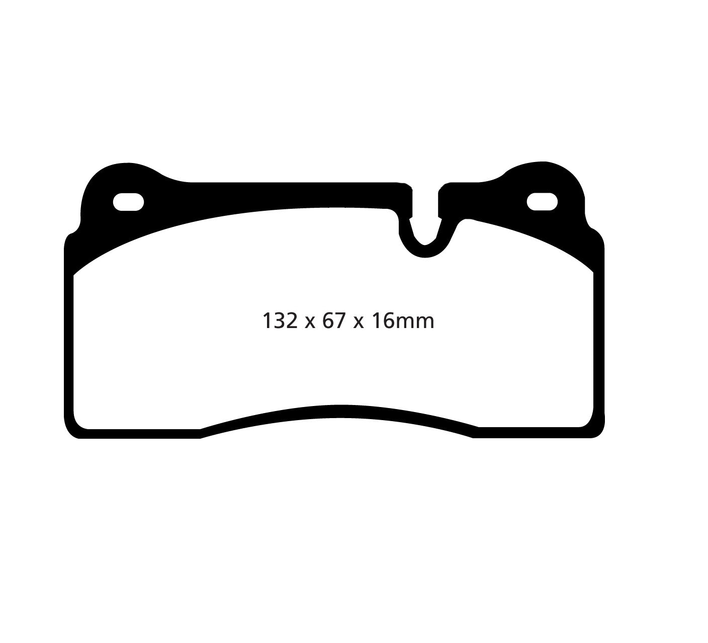 PBS ProRace Performance Brake Pads (REAR) - Lamborghini Diablo/Gallardo/Murcielago