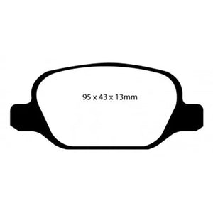 PBS ProTrack Performance Brake Pads (REAR) - Abarth 500/595/695 312