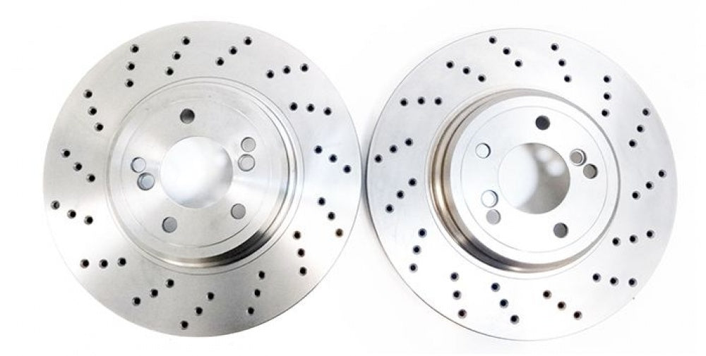 MTEC Performance Drilled Brake Discs (Front) 318x28mm - Porsche Boxster 987/Cayman 987