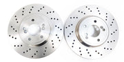 MTEC Performance Drilled Brake Discs (Rear) 299x20mm - Porsche Boxster 987/981