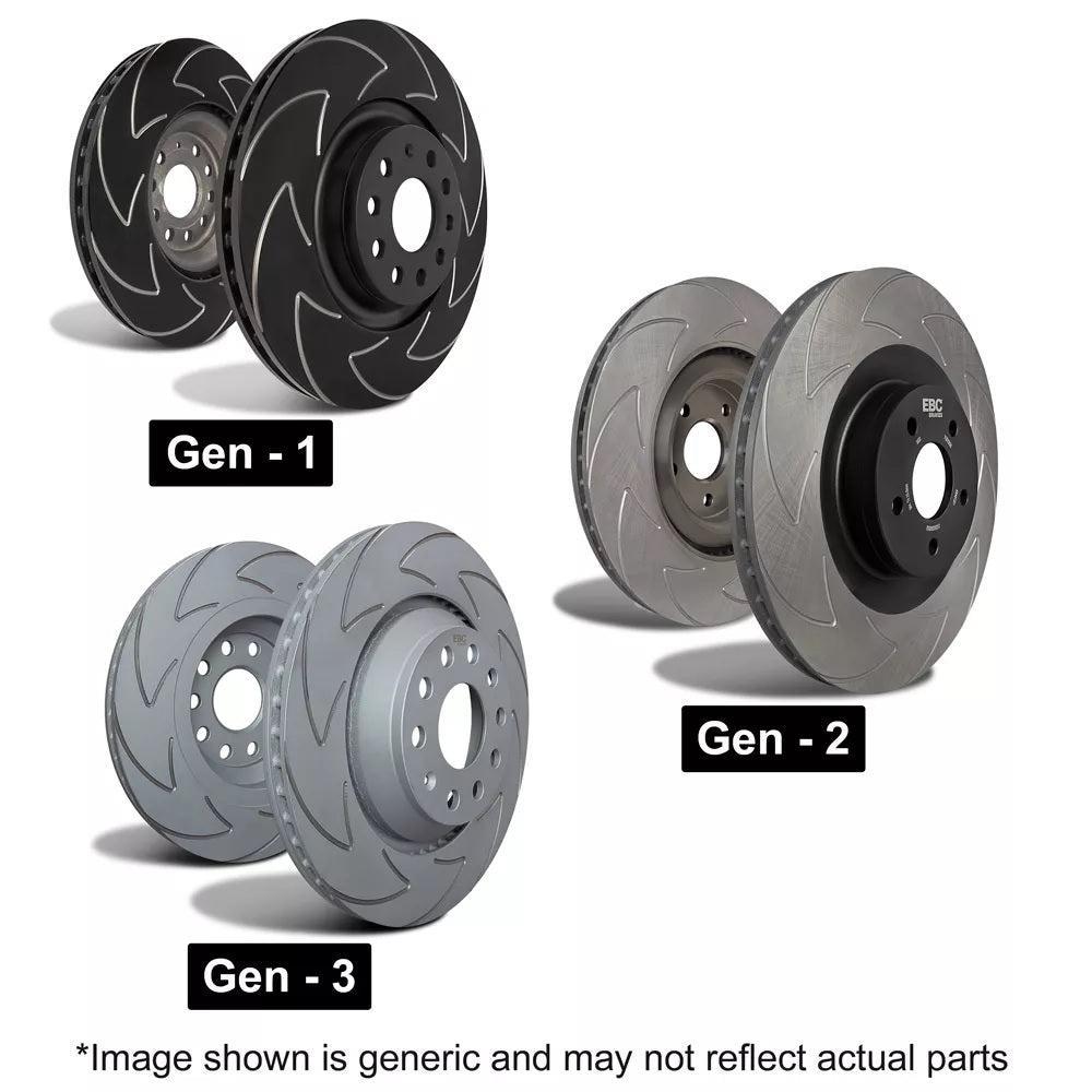 EBC BSD Blade Brake Discs (REAR) - Volkswagen Golf GTI MK7