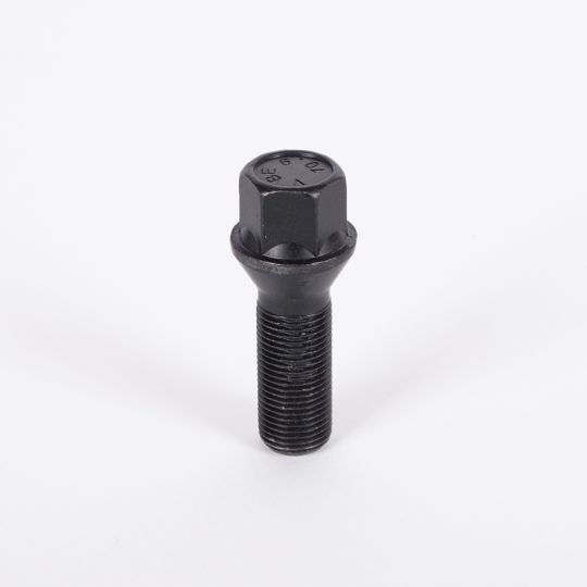 Bimecc Steel Wheel Bolts (Black) Tapered - Volkswagen Caddy SK (All Models)