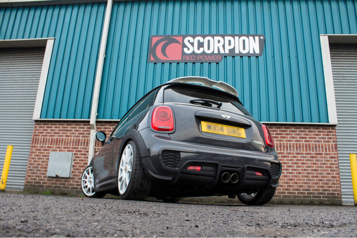 Scorpion Exhausts Cat-Back - Mini Cooper S F56 (Inc JCW) (UK and EU Only) Non-GPF Model 2014-2018