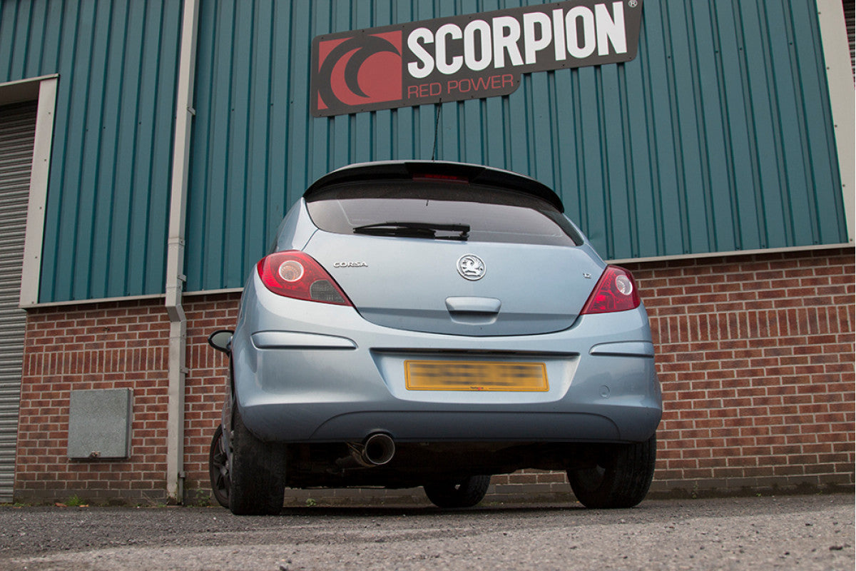 Scorpion Exhausts Cat-Back - Vauxhall Corsa D 1.0/1.2/1.4 2006-2014