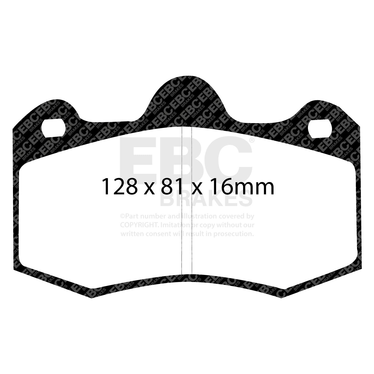 EBC RP-1 Racing Brake Pads (FRONT) - Lotus Exige S3