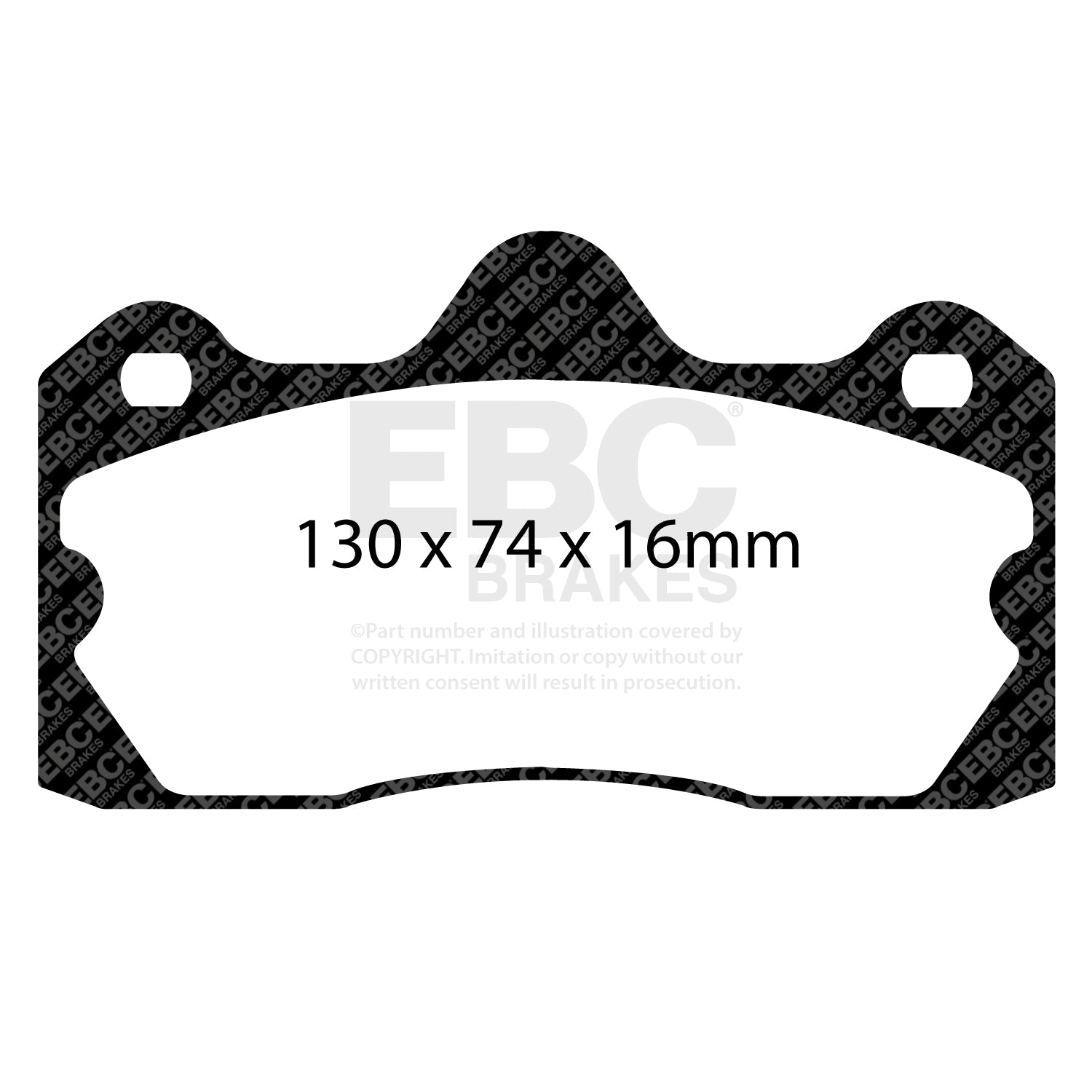 EBC Yellowstuff Brake Pads (REAR) - Lotus Exige S3