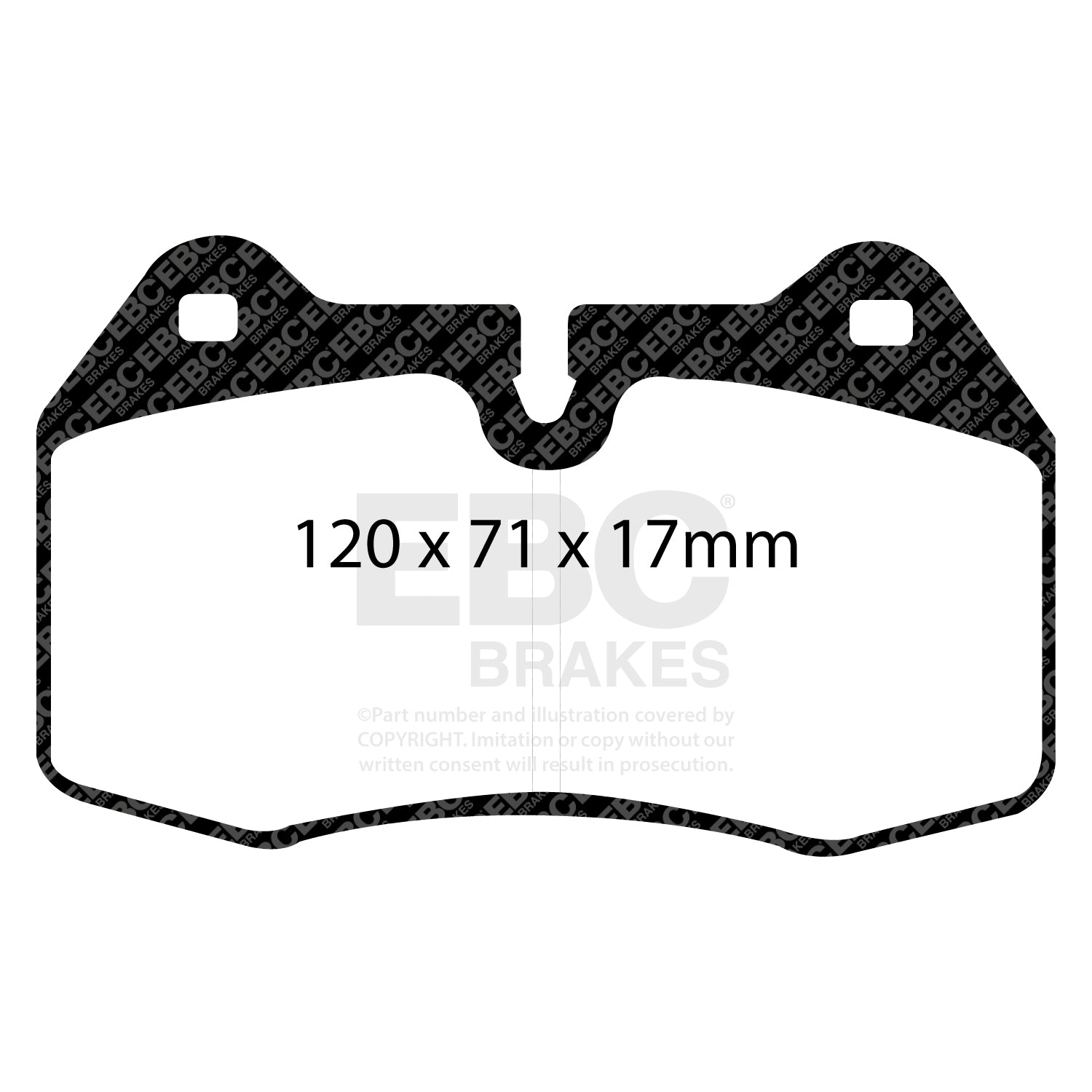 EBC Yellowstuff Brake Pads (FRONT) - Nissan Skyline GTR R33